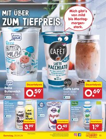 Joghurt im Netto Marken-Discount Prospekt "Aktuelle Angebote" mit 45 Seiten (Duisburg)