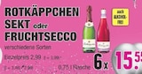 Sekt oder Fruchtsecco bei E center im Prospekt "" für 2,99 €