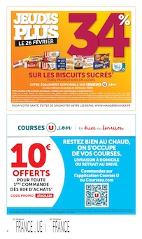 Catalogue Super U de la semaine "Super U" avec 32 pages, valide du 17/02/2026 au 01/03/2026 pour Changé et alentours Prospectus Super U de la semaine "Super U" avec 32 pages, valide du 17/02/2026 au 01/03/2026 pour Changé et alentours