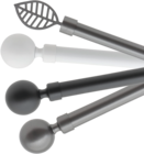 Kit de tringle extensible 100 à 190cm Ø19CM - Maxi Bazar à Plaisir Kit de tringle extensible 100 à 190cm Ø19CM en promo chez Maxi Bazar Plaisir à 7,99 €
