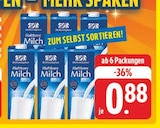 nah und gut Hahnbach - Milch Angebot im Prospekt Milch bei nah und gut im Hahnbach Prospekt für 0,88 €