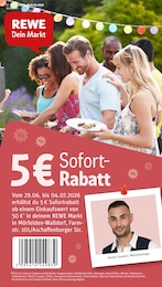 REWE Prospekt "Dein Markt" für Frankfurt, 34 Seiten, 29.06.2026 - 04.07.2026