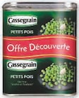 Petits Pois - CASSEGRAIN dans le catalogue Super U