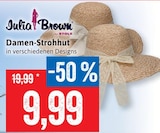 Damen-Strohhut im Angebot bei Kaufhaus Stolz in Cuxhaven Damen-Strohhut Angebote von Julia Brown by STOLZ bei Kaufhaus Stolz Cuxhaven für 9,99 €