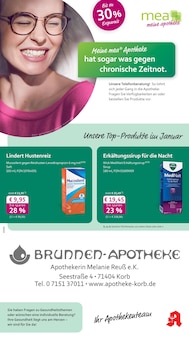 mea - meine apotheke Prospekt der KW 5 "Unsere Januar-Angebote" Aktueller mea - meine apotheke Prospekt "Unsere Januar-Angebote" Seite 1 von 4 Seiten