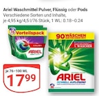 Waschmittel Pulver im Angebot bei GLOBUS in Kaiserslautern Waschmittel Pulver Angebote von Ariel bei GLOBUS Kaiserslautern für 17,99 €