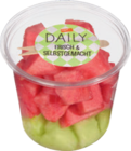 Obstbecher Wassermelone/Zuckermelone im tegut Prospekt Obstbecher Wassermelone/Zuckermelone von DAILY im aktuellen tegut Prospekt fĂĽr