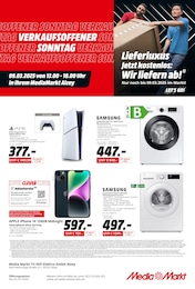 MediaMarkt Saturn Prospekt für Eisenberg: "VERKAUFSOFFENER SONNTAG", 1 Seite, 09.03.2025 - 09.03.2025