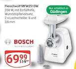 Fleischwolf MFW2510W von Bosch im aktuellen GLOBUS Prospekt