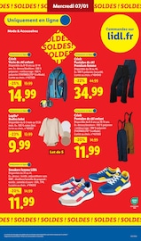 Prospectus Lidl "SOLDES ! SOLDES ! Économisez jusqu'à 80 %" en cours à Lille, Page 39 Catalogue Lidl en cours à Lille, "SOLDES ! SOLDES ! Économisez jusqu'à 80 %", Page 39
