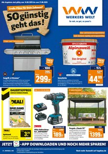 Farbe im aktuellen Werkers Welt Prospekt (Hildesheim) Farbe im Werkers Welt Prospekt "SO günstig geht das!" mit 8 Seiten (Hildesheim)