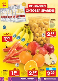 Bananen im aktuellen Netto Marken-Discount Prospekt (Osnabrück) Bananen im Netto Marken-Discount Prospekt "Aktuelle Angebote" mit 68 Seiten (Osnabrück)