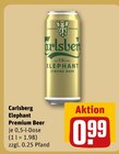 Aktuelle Bier Angebote bei REWE in Weinheim Aktuelles Elephant Premium Beer Angebot bei REWE in Weinheim ab 0,99 €