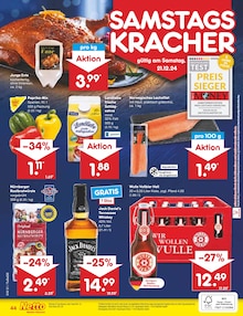 Jack Daniels im Netto Marken-Discount Prospekt "Aktuelle Angebote" mit 56 Seiten (Singen (Hohentwiel))