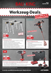 Aktueller Bauking Prospekt (Steyerberg, 4 Seiten zum blättern Bauking Prospekt Werkzeug-Deals mit 4 Seiten