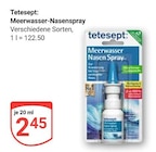 Aktuelles Meerwasser-Nasenspray Angebot bei GLOBUS in Salzgitter ab 2,45 €