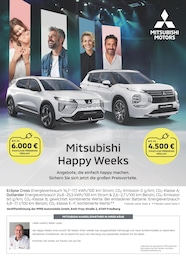 Mitsubishi Prospekt für Illingen: "Mitsubishi Happy Weeks", 1 Seite, 16.03.2026 - 12.04.2026