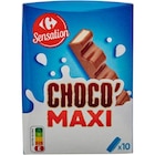 Barres Choco' Maxi - CARREFOUR SENSATION à 2,59 € dans le catalogue Carrefour