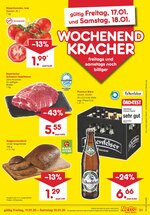 Netto Marken-Discount Prospekt "WOCHENENDKRACHER", 2 Seiten, für Bad Staffelstein, 17.01.2020 - 18.01.2020 Netto Marken-Discount Prospekt "WOCHENENDKRACHER", 2 Seiten, für Bad Staffelstein, 17.01.2020 - 18.01.2020