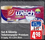 Toilettenpapier Premium im Angebot bei EDEKA in Koblenz Toilettenpapier Premium Angebote von Gut & Günstig bei EDEKA Koblenz für 4,98 €