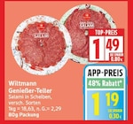 Genießer-Teller Edelsalami im EDEKA Prospekt Genießer-Teller Edelsalami von Wiltmann im aktuellen EDEKA Prospekt für 1,19 €