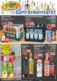 TOP Getränke Prospekt für Düsseldorf mit 4 Seiten TOP Getränke Prospekt für Düsseldorf: "Aktuelle Angebote", 4 Seiten, 07.07.2025 - 12.07.2025