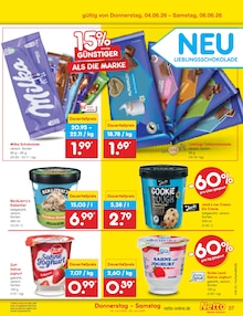 Milka Angebot im Netto Marken-Discount Prospekt, gültig von 01.06.2026 bis 06.06.2026 Milka Angebot im aktuellen Netto Marken-Discount Prospekt auf Seite 51