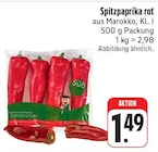 nah und gut Münnerstadt - Spitzpaprika rot Angebot im Prospekt Spitzpaprika rot bei nah und gut im Münnerstadt Prospekt für 1,49 €