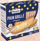 Pain grillé L'original au levain - PASQUIER - Intermarché Super à Versailles Pain grillé L'original au levain - PASQUIER en promo chez Intermarché Super Versailles à 1,39 €
