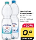 Mineralwasser Angebote von Gerolsteiner bei Netto mit dem Scottie Dessau-Roßlau für 0,79 €