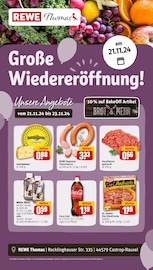 Aktueller REWE Prospekt mit Hackfleisch, "Dein Markt", Seite 1