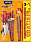Beefstick Hundenahrung von Vitakraft für 0,99 € bei REWE im Angebot Beefstick Hundenahrung von Vitakraft im aktuellen REWE Prospekt