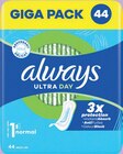 Serviettes Hygiéniques Ultra Normal Jour X44 - ALWAYS en promo chez Intermarché Super Serviettes Hygiéniques Ultra Normal Jour X44 - ALWAYS dans le catalogue Intermarché Super