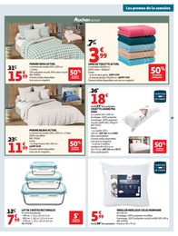 Prix et réduction Literie dans le prospectus Auchan Hypermarché en cours Offre Literie dans le catalogue Auchan Hypermarché du moment à la page 39