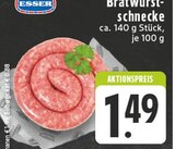 EDEKA Erkelenz - Bratwurstschnecke Angebot im Prospekt Bratwurstschnecke bei EDEKA im Erkelenz Prospekt für 1,49 €