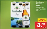 Pils oder Radler im Angebot bei Netto Marken-Discount in Hamburg Pils oder Radler Angebote von Krombacher bei Netto Marken-Discount Hamburg für 3,79 €