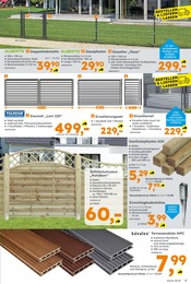 Terrassendielen im Globus-Baumarkt Prospekt in Hoyerswerda Aktueller Globus-Baumarkt Prospekt mit Terrassendielen, "Immer eine Idee besser", Seite 3