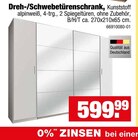 Dreh-/Schwebetürenschrank Angebot in Husum, Nordsee Dreh-/Schwebetürenschrank im aktuellen Prospekt bei tejo's SB Lagerkauf in Husum, Nordsee