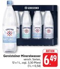 Mineralwasser Naturell Angebote von Gerolsteiner bei EDEKA Mannheim für 6,49 €