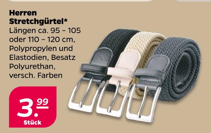Herren Stretchgürtel