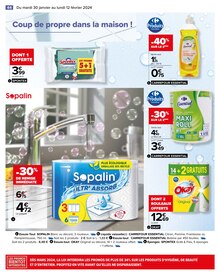 Promo Essuie-tout Okay 8 Rouleaux Offerts chez Carrefour 