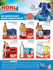 Getränke Hörl Getränkemärkte Prospekt der aktuellen Woche mit 8 Seiten, gültig von 10.09.2026 bis 23.09.2026, in Hohenwart und Umgebung Aktueller Getränke Hörl Getränkemärkte Prospekt in Hohenwart und Umgebung, "HÖRL. DER GETRÄNKE SPEZIALIST" mit 8 Seiten, 10.09.2026 - 23.09.2026