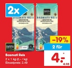 Basmati Reis Angebot in Lieberose Basmati Reis im aktuellen Prospekt bei Netto Marken-Discount in Lieberose