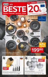 Möbel & Einrichtung Prospekt von XXXLutz Möbelhäuser Flieth-Stegelitz XXXLutz Möbelhäuser Prospekt: "BESTE Marken - Auswahl - Services - Preise - 20% auf Weihnachtsartikel", 8 Seiten, 02.10.2023 - 15.10.2023