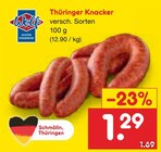 Thüringer Knacker bei Netto Marken-Discount im Prospekt "" für 1,29 €