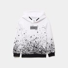 Promo Sweat hoodie à capuche blanc garçon à 12,59 € dans le catalogue La Halle à Bègles