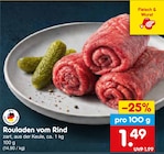 Rouladen vom Rind im Angebot bei Netto Marken-Discount in Siegen Rouladen vom Rind Angebote bei Netto Marken-Discount Siegen für 1,49 €