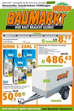 Globus-Baumarkt Prospekt für St. Ingbert mit 20 Seiten Globus-Baumarkt Prospekt für St. Ingbert: "WER BAUT BRAUCHT GLOBUS", 20 Seiten, 18.10.2020 - 24.10.2020