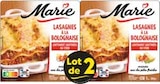 Lasagne bolognaise - MARIE dans le catalogue Intermarché