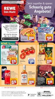 REWE Prospekt der Woche "Dein Markt" Seite 1, 26.10.2026 bis 31.10.2026 für Gelsenkirchen Aktueller REWE Prospekt "Dein Markt" Seite 1 von 32 Seiten für Gelsenkirchen